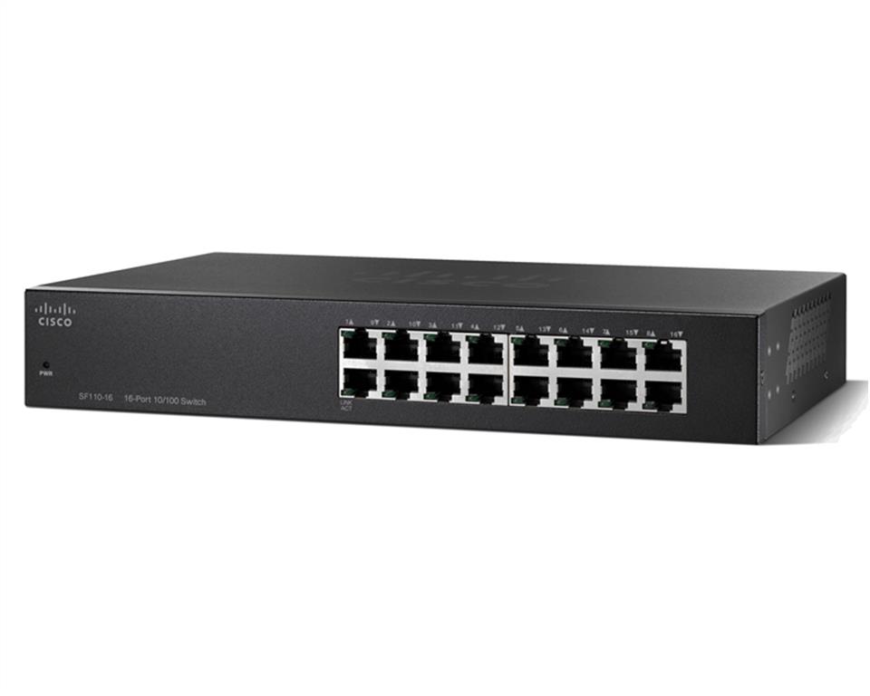 Cisco Small Business SF110-16 - Switch - unmanaged