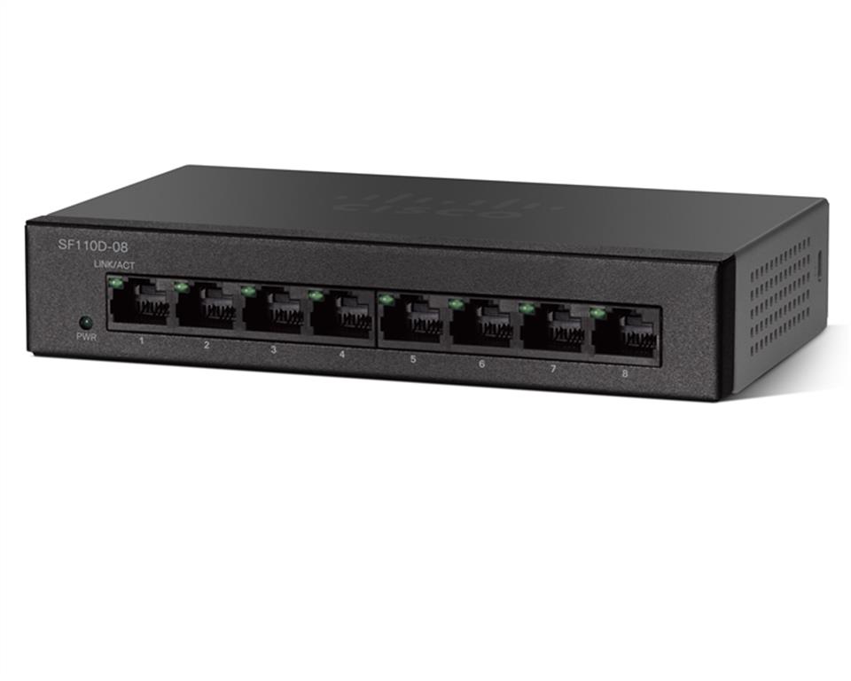 Cisco Small Business SF110D-08 - Switch - unmanage