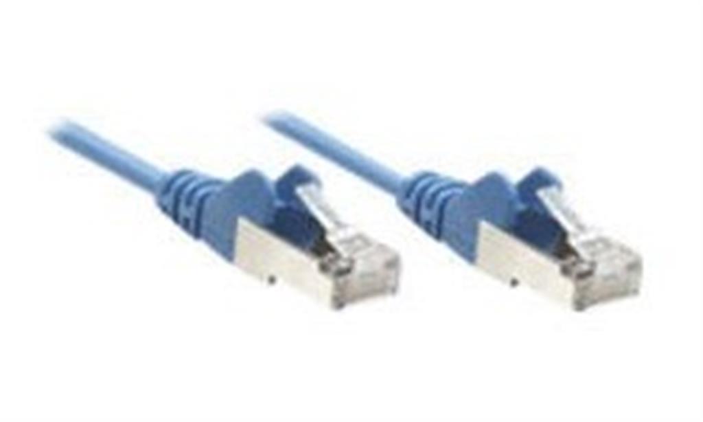 Intellinet  PATCH CABLE Cat 6, 10ft, AZUL
Contactos con baño de oro para una mejor conexión
Cable co