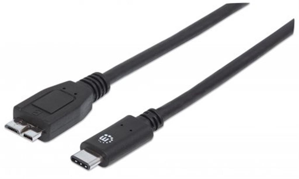 USB 3.1 Gen1 Cable - USB Type-C Male / Micro-B Mal