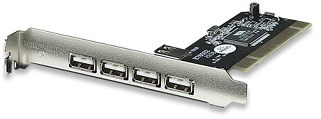 Hi-Speed USB PCI Card
4 External or 3 External wit