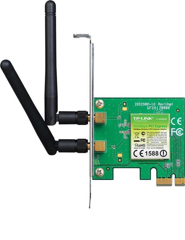Adaptador PCI Express Inalámbrico N a 300Mbps 2 an